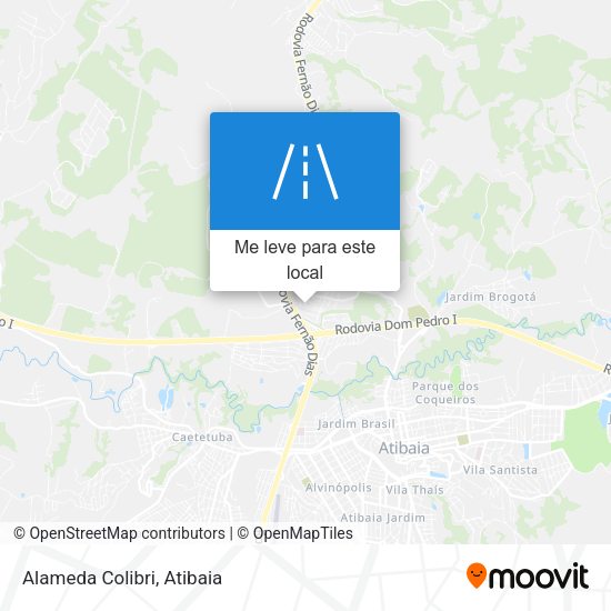 Alameda Colibri mapa