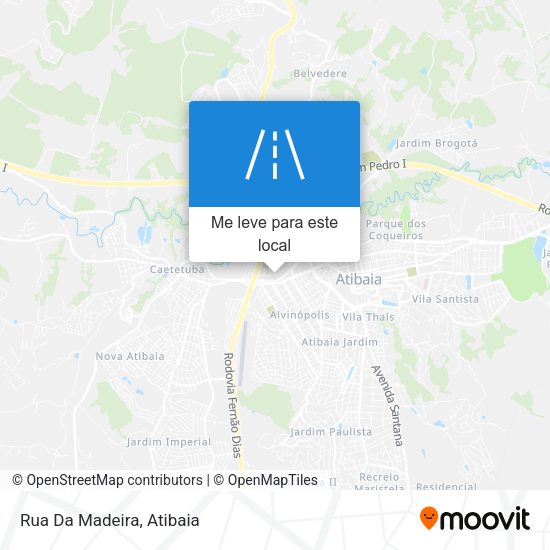 Rua Da Madeira mapa