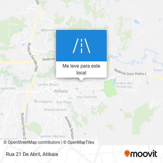Rua 21 De Abril mapa