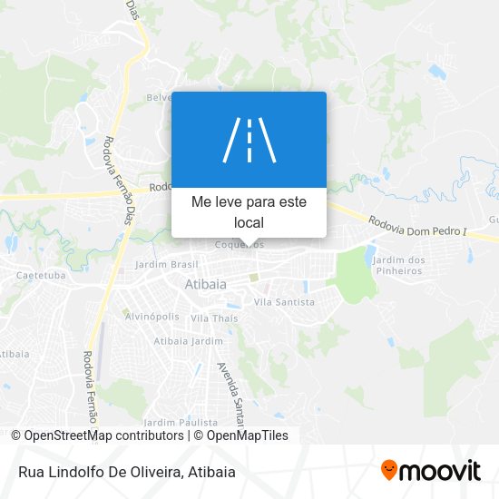 Rua Lindolfo De Oliveira mapa