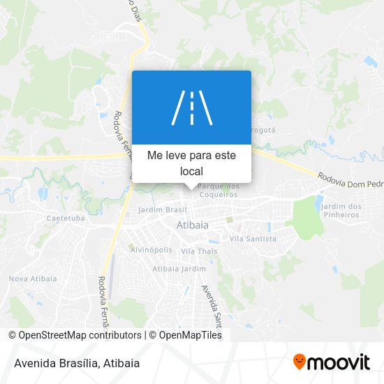 Avenida Brasília mapa