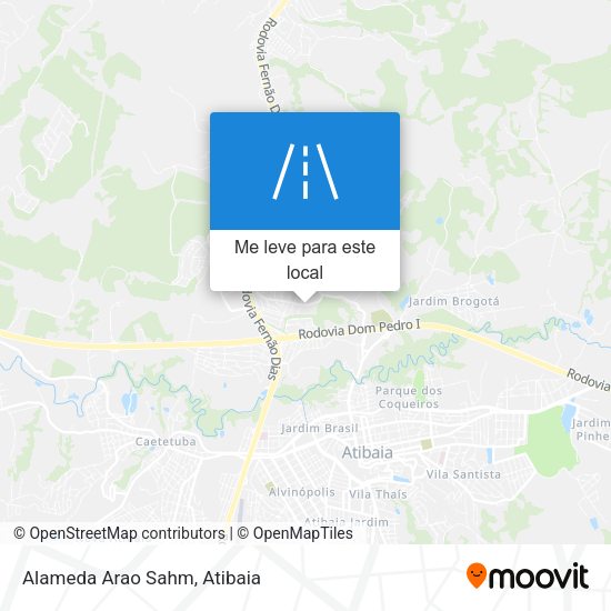 Alameda Arao Sahm mapa
