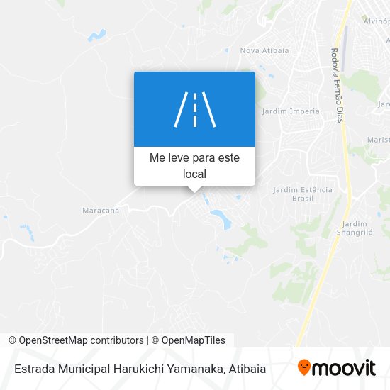 Estrada Municipal Harukichi Yamanaka mapa