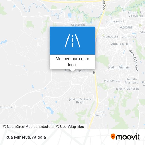 Rua Minerva mapa