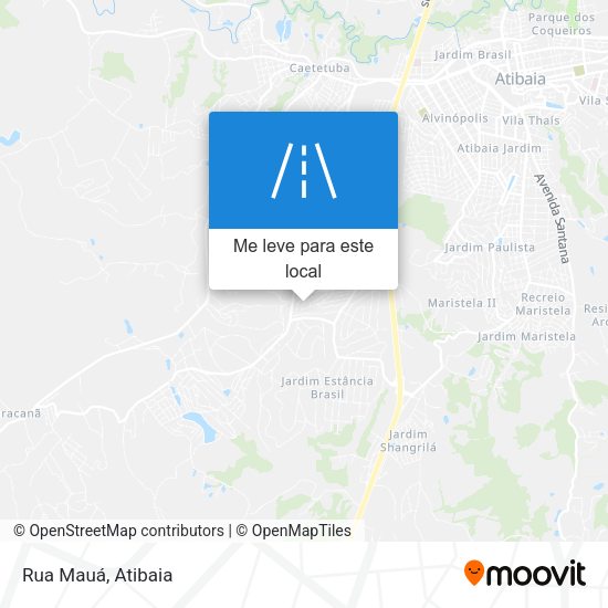 Rua Mauá mapa