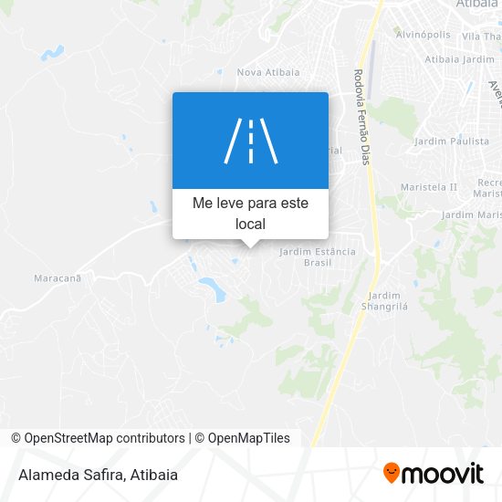 Alameda Safira mapa