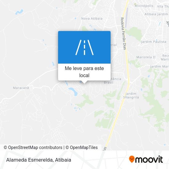Alameda Esmerelda mapa