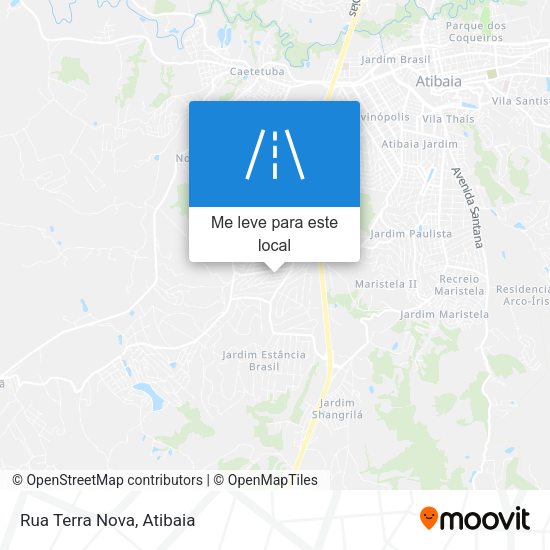 Rua Terra Nova mapa