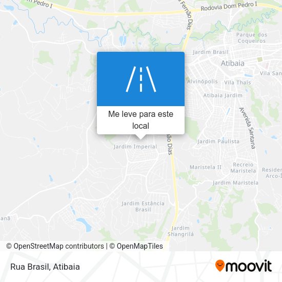 Rua Brasil mapa