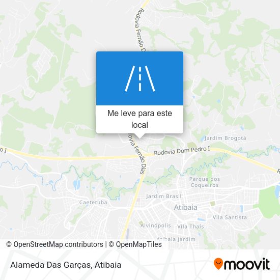Alameda Das Garças mapa
