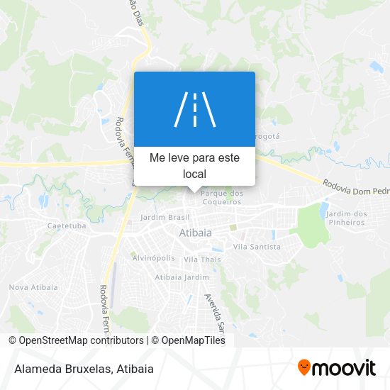 Alameda Bruxelas mapa
