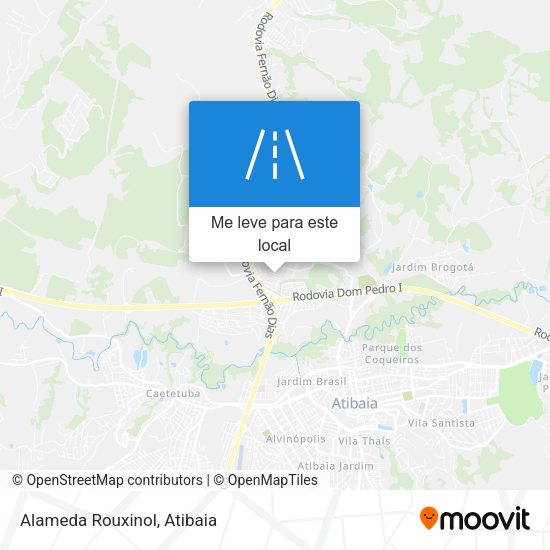 Alameda Rouxinol mapa