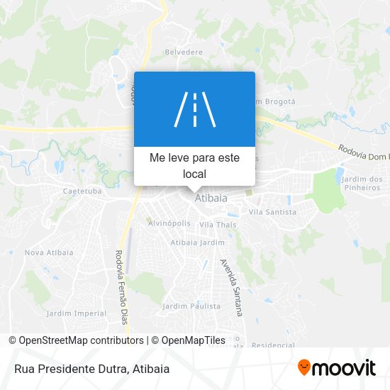 Rua Presidente Dutra mapa