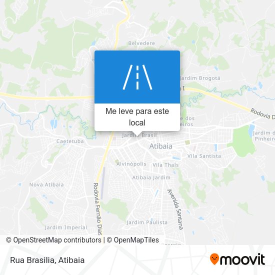 Rua Brasilia mapa