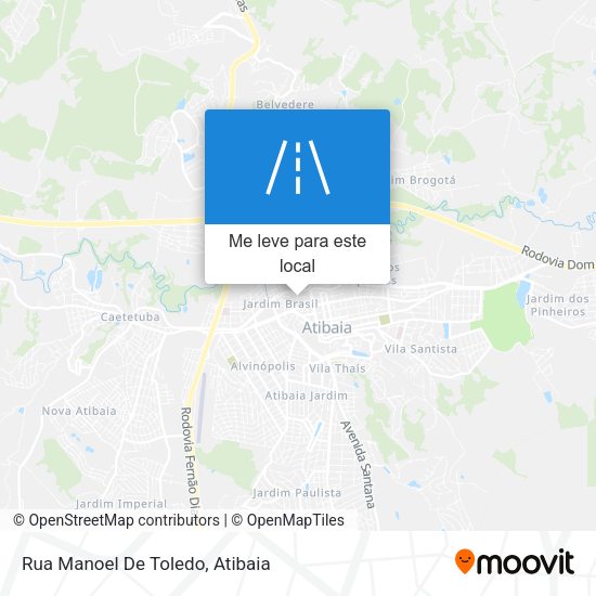 Rua Manoel De Toledo mapa