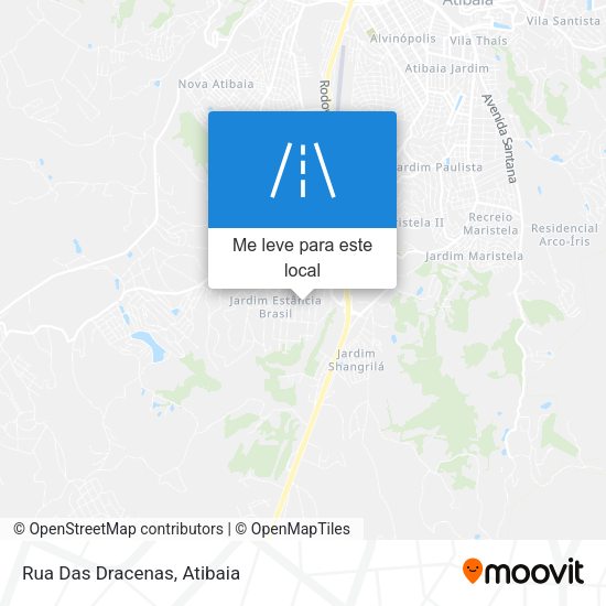 Rua Das Dracenas mapa