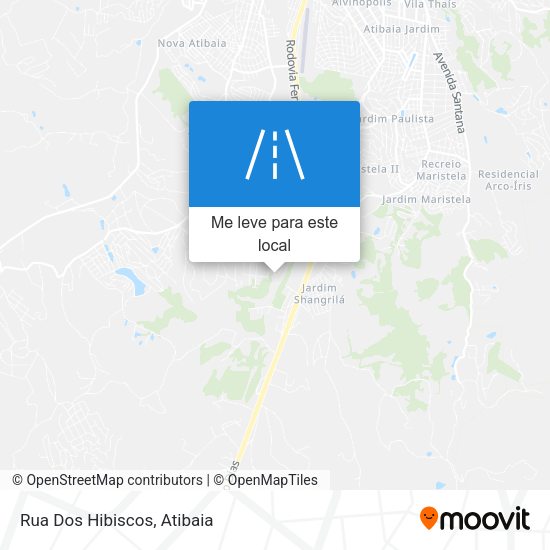 Rua Dos Hibiscos mapa