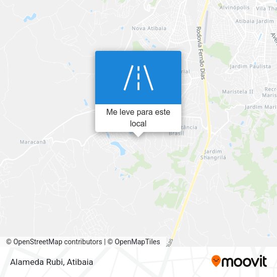 Alameda Rubi mapa