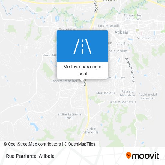 Rua Patriarca mapa