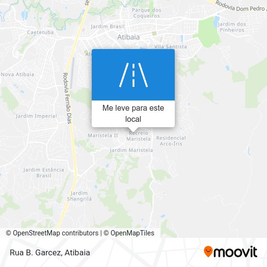 Rua B. Garcez mapa