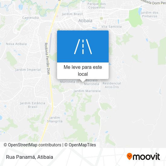 Rua Panamá mapa