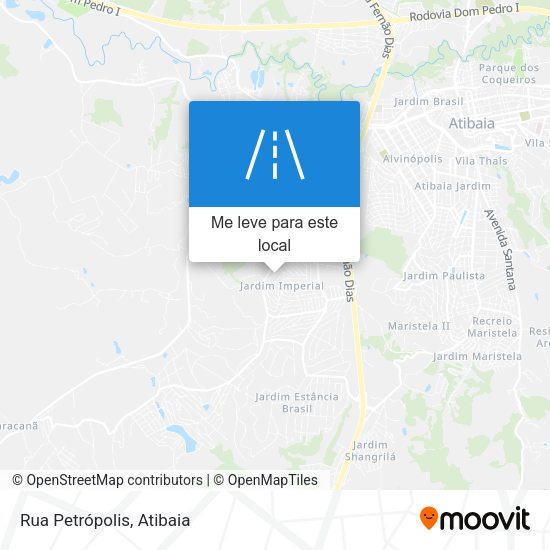 Rua Petrópolis mapa