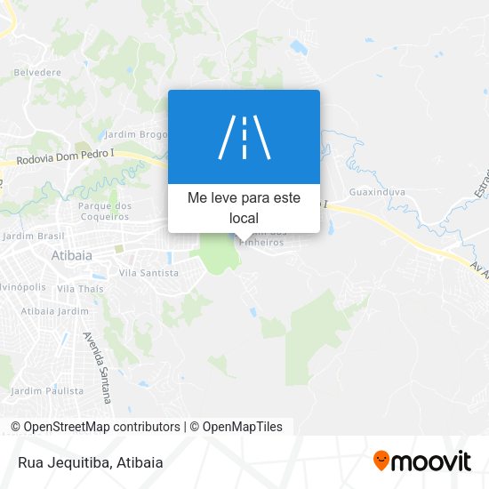 Rua Jequitiba mapa