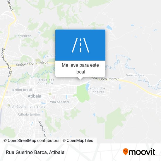 Rua Guerino Barca mapa