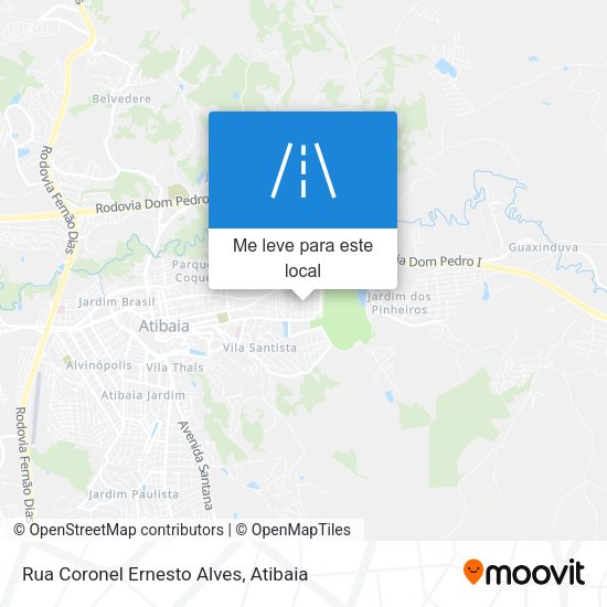 Rua Coronel Ernesto Alves mapa