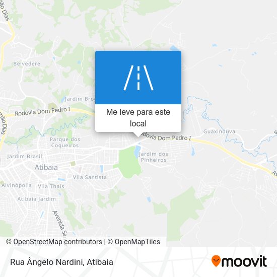 Rua Ângelo Nardini mapa
