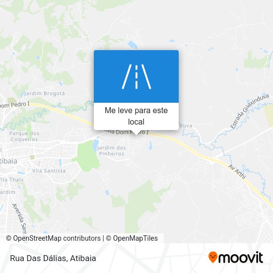 Rua Das Dálias mapa
