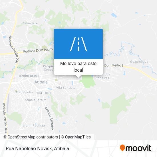 Rua Napoleao Novisk mapa