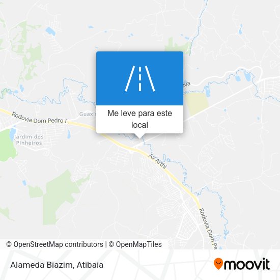 Alameda Biazim mapa