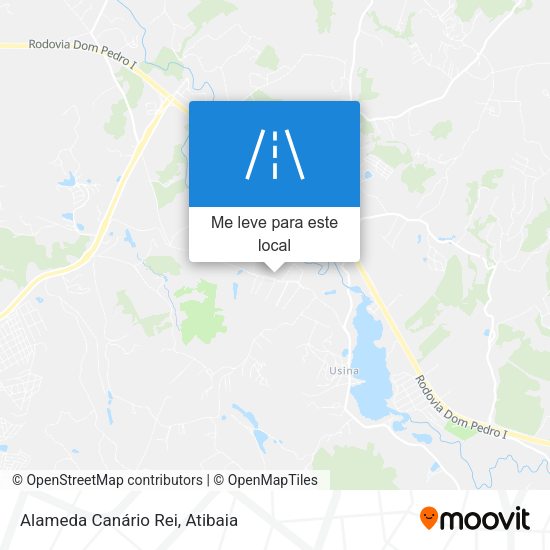 Alameda Canário Rei mapa