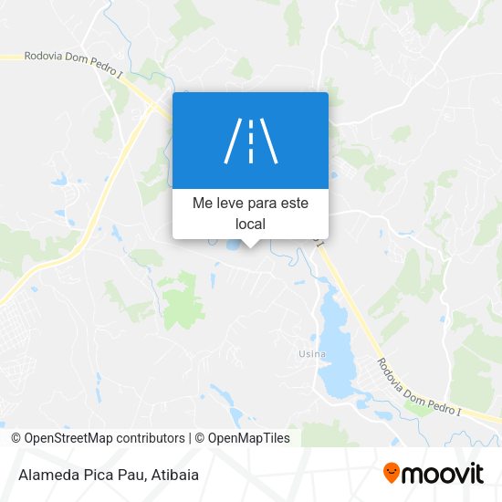 Alameda Pica Pau mapa