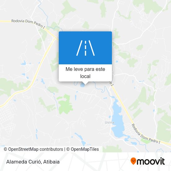 Alameda Curió mapa