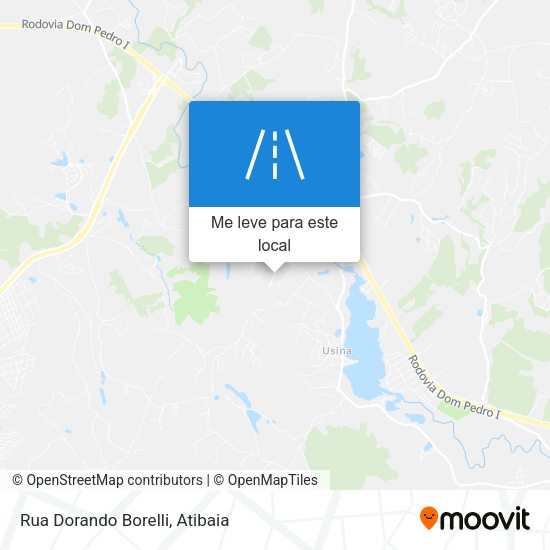 Rua Dorando Borelli mapa