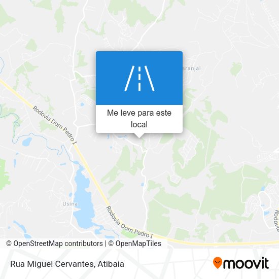 Rua Miguel Cervantes mapa