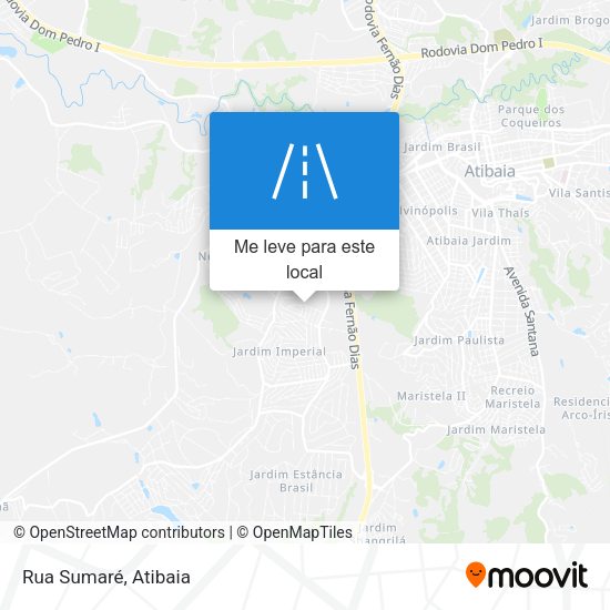 Rua Sumaré mapa
