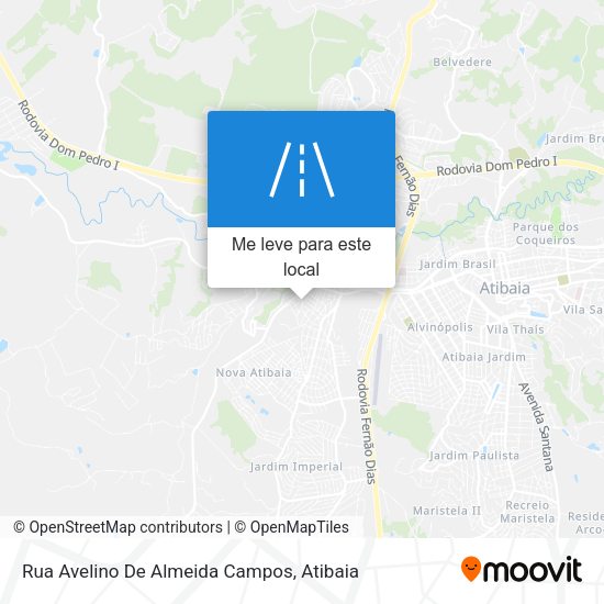 Rua Avelino De Almeida Campos mapa