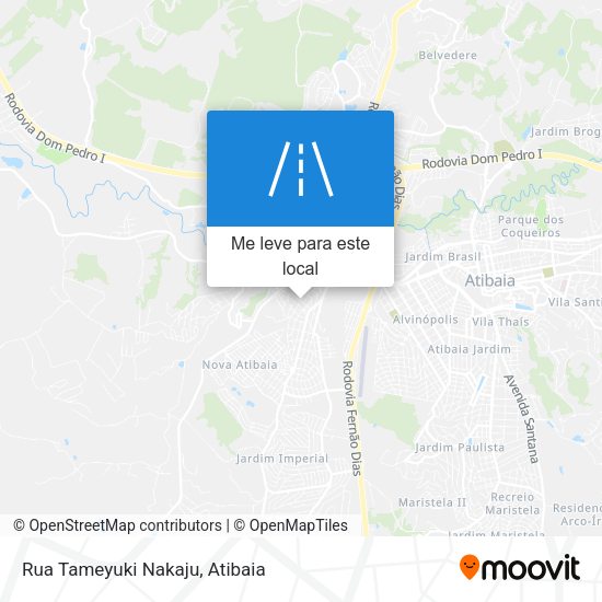 Rua Tameyuki Nakaju mapa