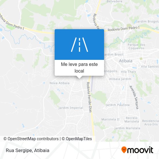 Rua Sergipe mapa