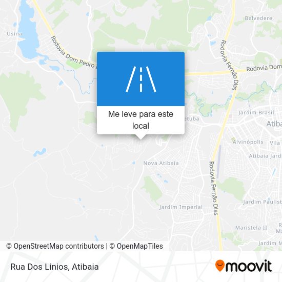 Rua Dos Linios mapa