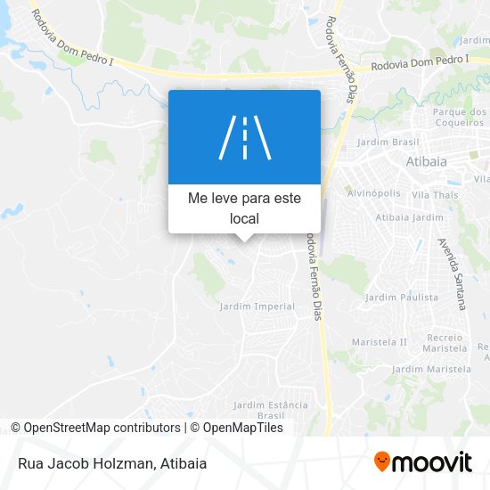 Rua Jacob Holzman mapa