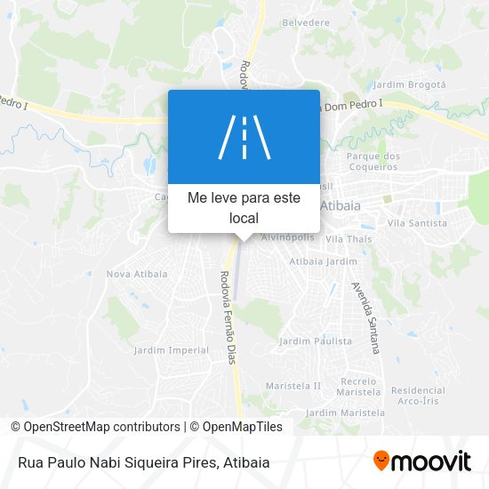 Rua Paulo Nabi Siqueira Pires mapa