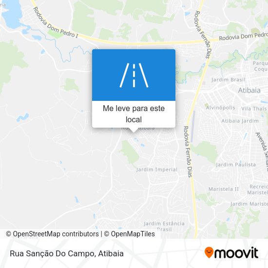 Rua Sanção Do Campo mapa