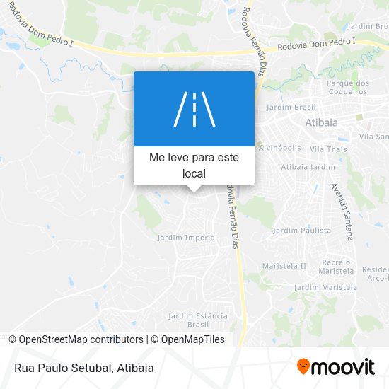 Rua Paulo Setubal mapa