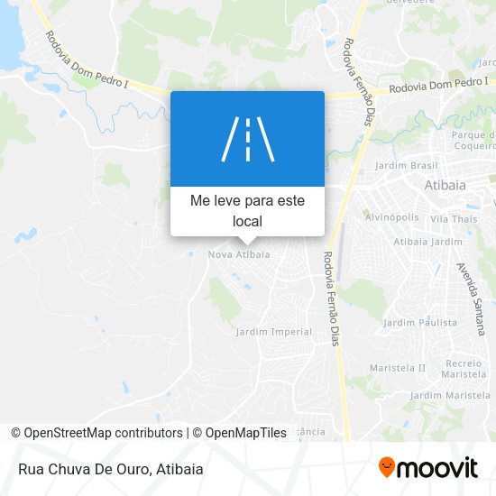 Rua Chuva De Ouro mapa