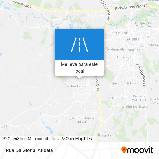 Rua Da Glória mapa