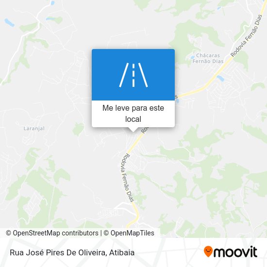 Rua José Pires De Oliveira mapa